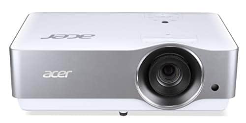 Acer V7500 RGBRGB 3D Full HD DLP-Projektor (2500 lúmenes ANSI, Full HD 1920 x 1080 píxeles, Kontrast 20 000: 1, sensor de luz ambiental, desplazamiento de lente Vertikaler) weiß