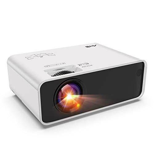 Artlii Videoprojecteur - Enjoy, ± 45 ° Corrección 4D, 30% más brillante, compatible con 1080P, Proyector de bajo ruido, Videoproyector portátil Compatible con aprendizaje remoto Aprendizaje remoto